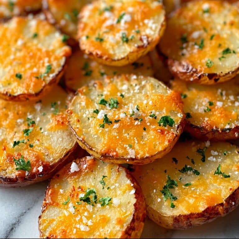 Mini Baked Parmesan Potato Rounds Recipe