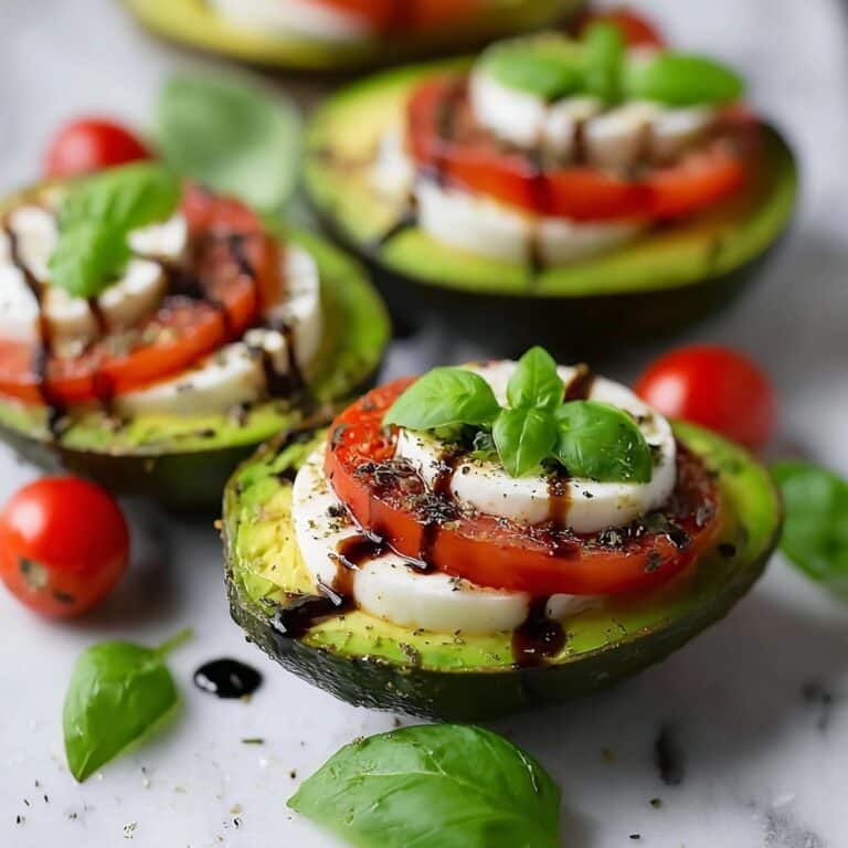 Caprese Stuffed Avocados Recipe