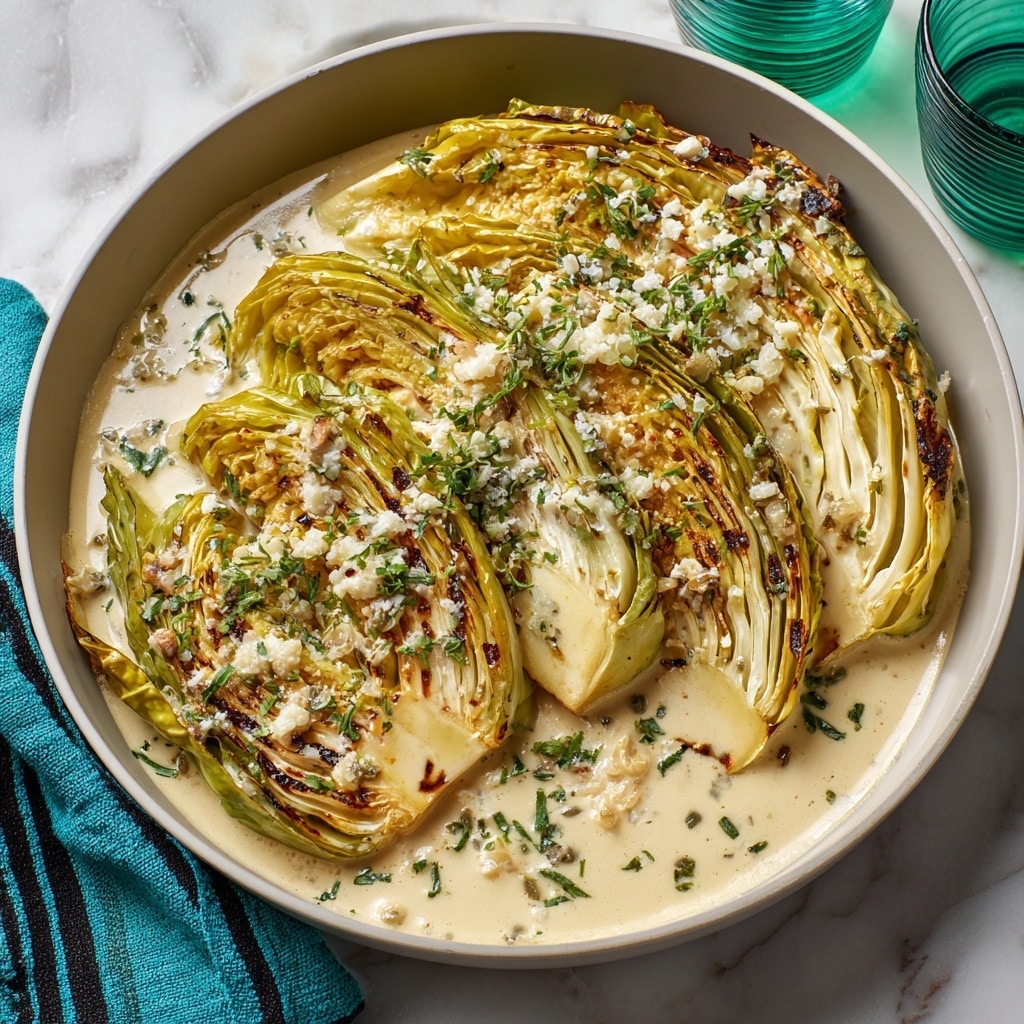 Garlic Parmesan Melting Cabbage Recipe - Recipe Image