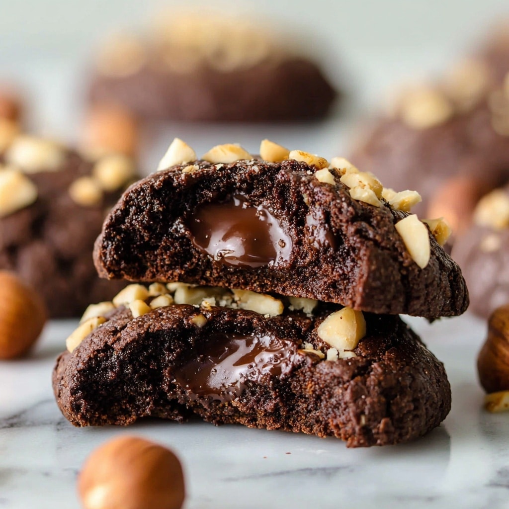 Chocolate Hazelnut Cream Thumbprints Recipe - Recipe Image