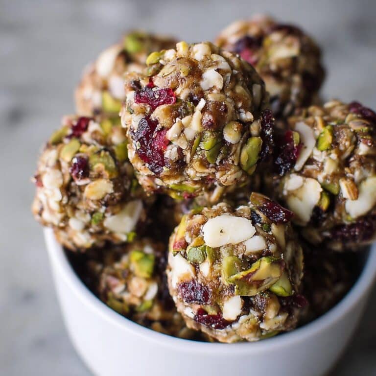 Cranberry Pistachio Energy Bites Recipe