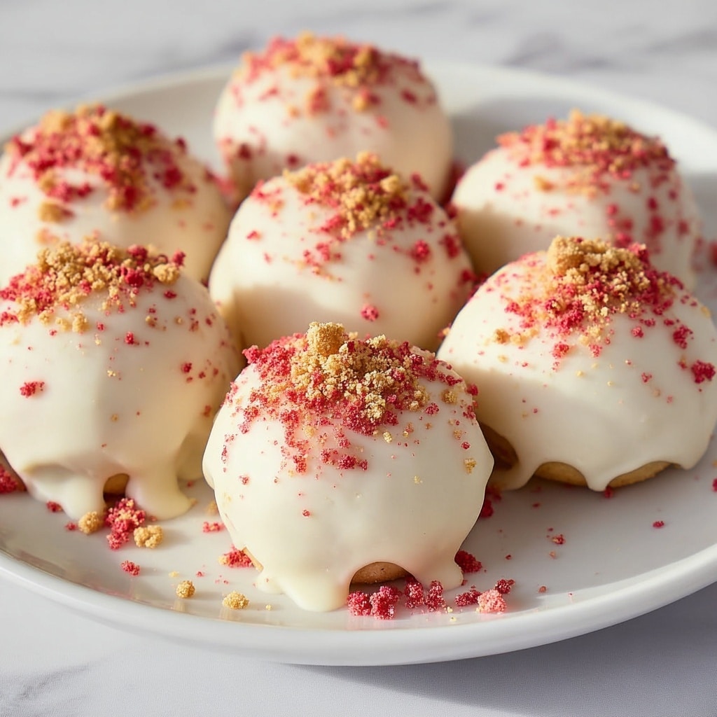 No-Bake Strawberry Shortcake Bites Recipe