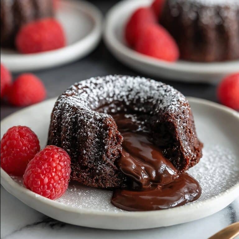 Mini Chocolate Lava Bundt Cakes Recipe