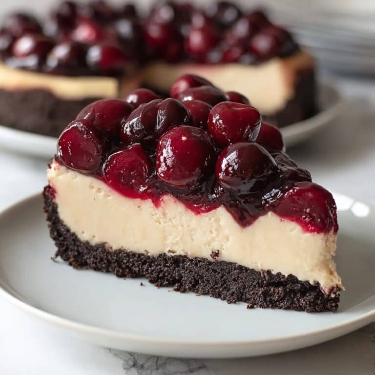Cherry Chocolate Cheesecake Recipe