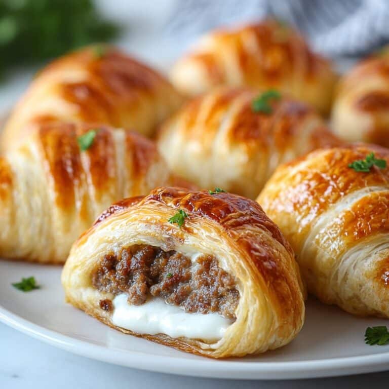 Rotel Sausage & Cream Cheese Crescents Recipe
