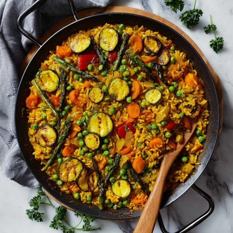 Delicious Vegetable Paella (Paella Verdura) for Cozy Nights