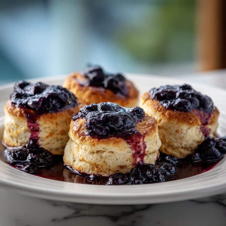Delicious Blueberry Butter Swim Biscuits