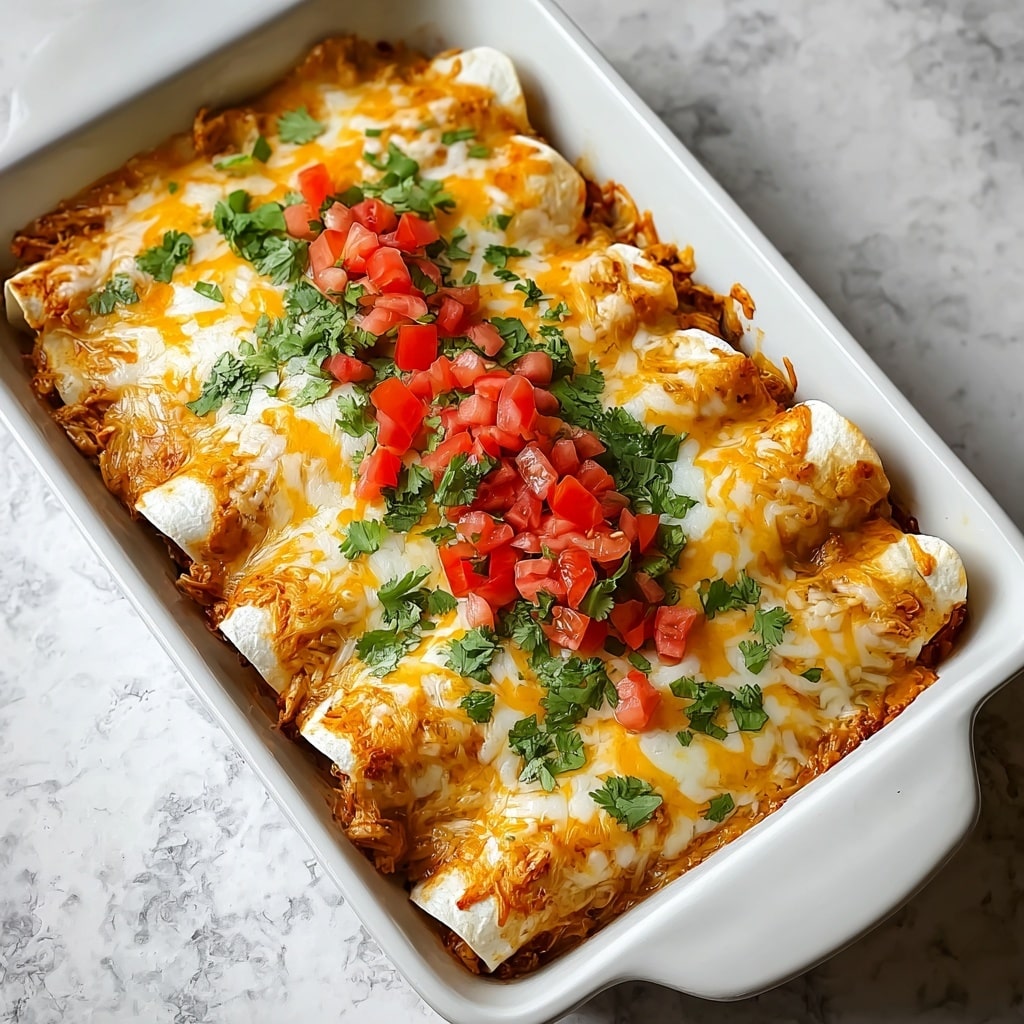 Indulgent Queso Chicken Enchiladas for Effortless Weeknight Dinners Recipe - Recipe Image