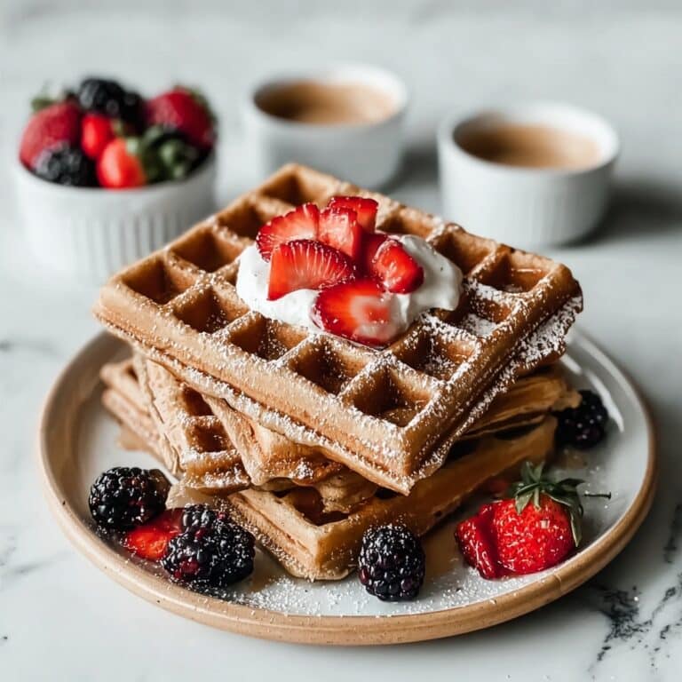 Healthy Protein Waffles in 10 Minutes Recipe