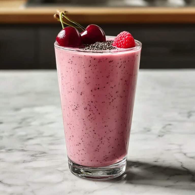 Delicious Cherry Smoothie for Quick Gut Health Boost Recipe