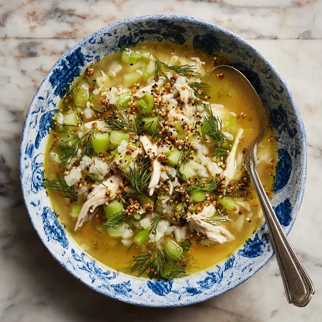 Lemon Chicken Couscous Soup Recipe