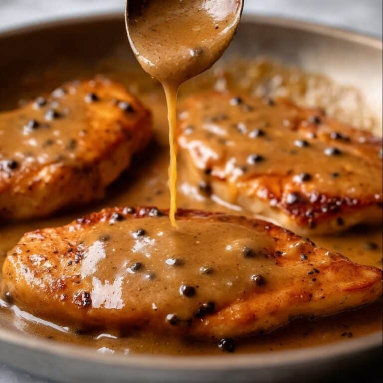 JB’s Chicken au Poivre with Creamy Peppercorn Sauce Recipe