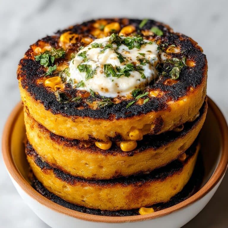 Venezuelan Sweet Corn Cachapas with Cheesy Goodness Recipe