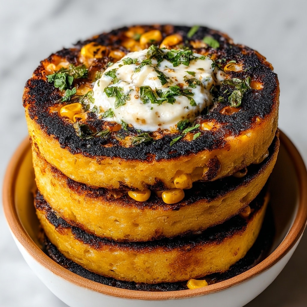 Venezuelan Sweet Corn Cachapas with Cheesy Goodness Recipe