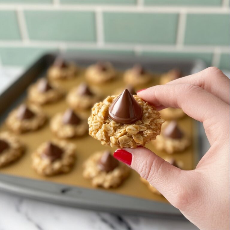 No Bake Peanut Butter Blossoms Recipe