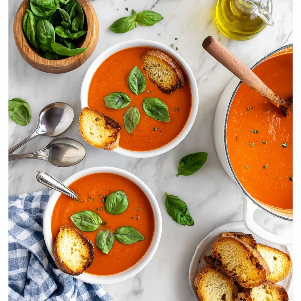 Tomato Basil Soup Recipe - Recipe Image