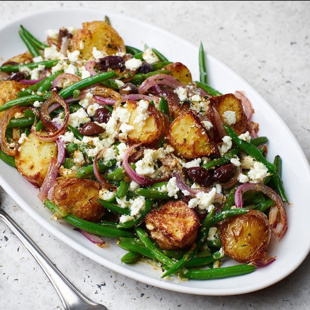 Warm Green Bean Salad with Crispy Potatoes Recipe - Recipe Image