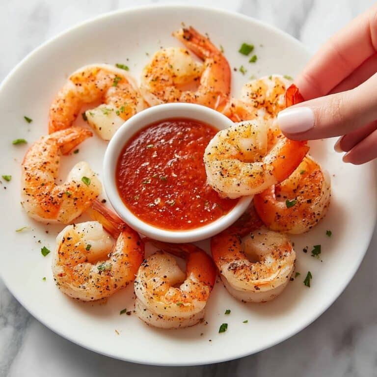 Roasted Shrimp Cocktail with Spicy Homemade Sauce Recipe