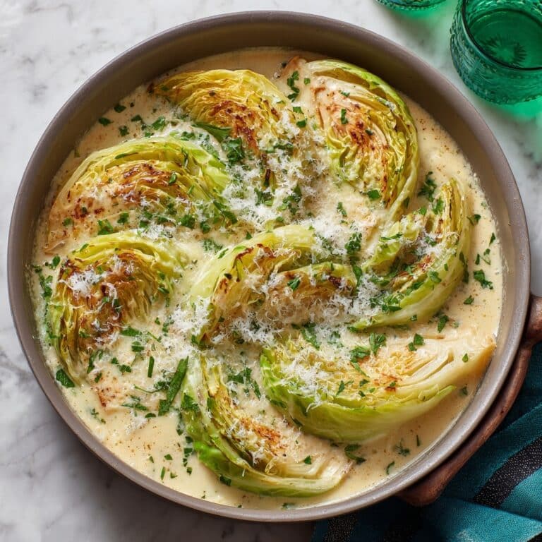 Garlic Parmesan Melting Cabbage Recipe