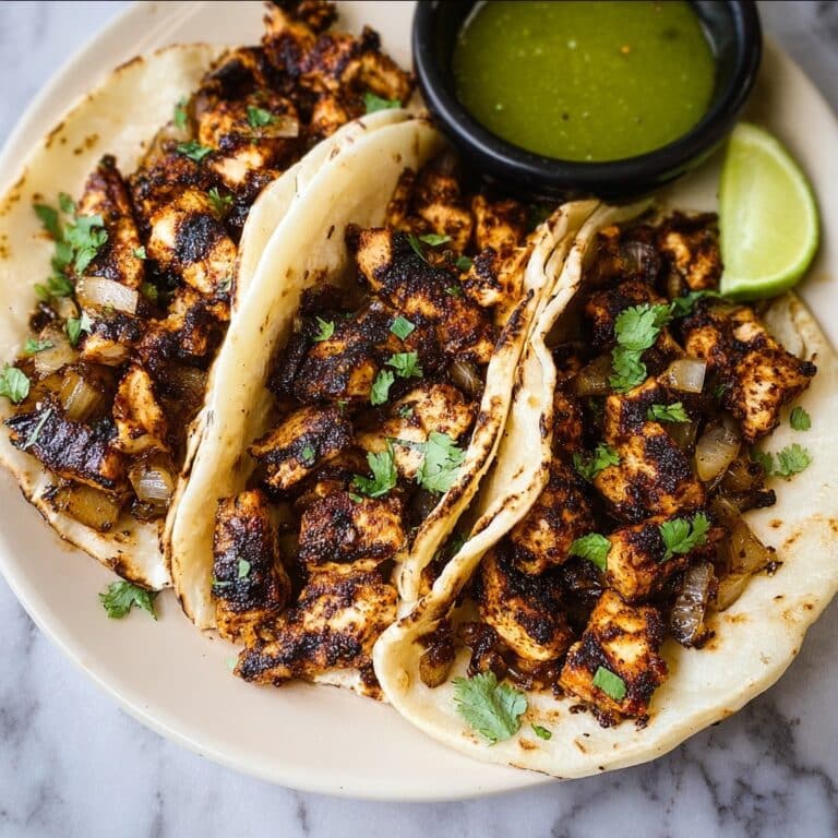 Chile–Marinated Grilled Chicken Tacos Recipe