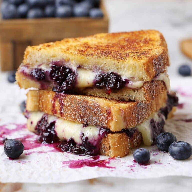 Blueberry Brie Grilled Cheese Recipe