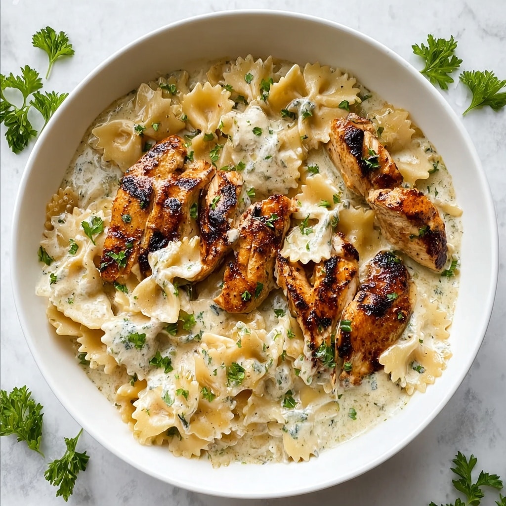 Creamy Garlic Parmesan Chicken Pasta Recipe - Recipe Image