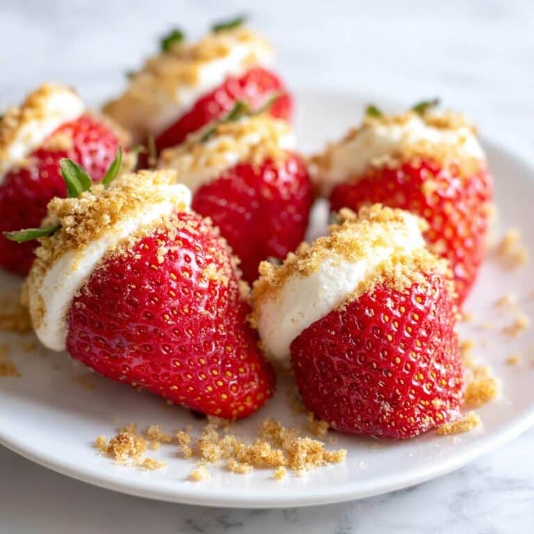 Cheesecake Stuffed Strawberries Recipe