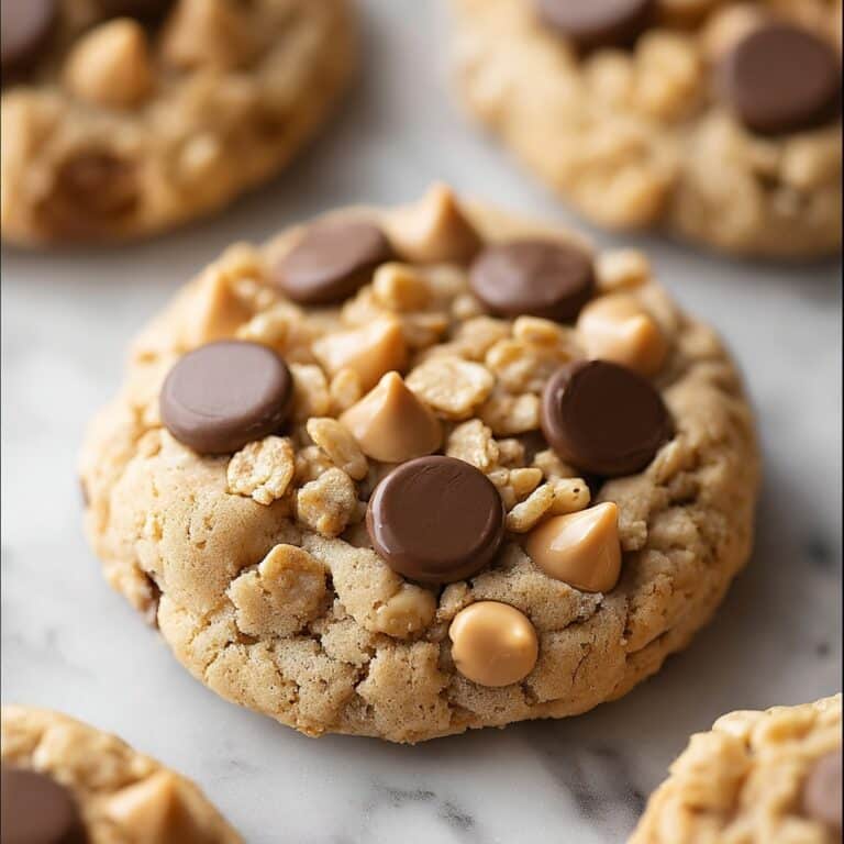 Peanut Butter Krispie Cookies Recipe