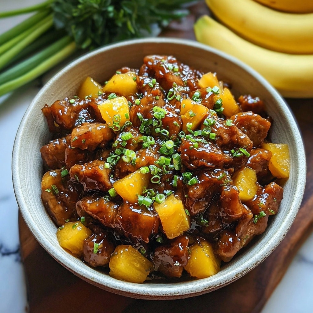 Chinese Style Mango Chicken Stir Fry Recipe - Recipe Image