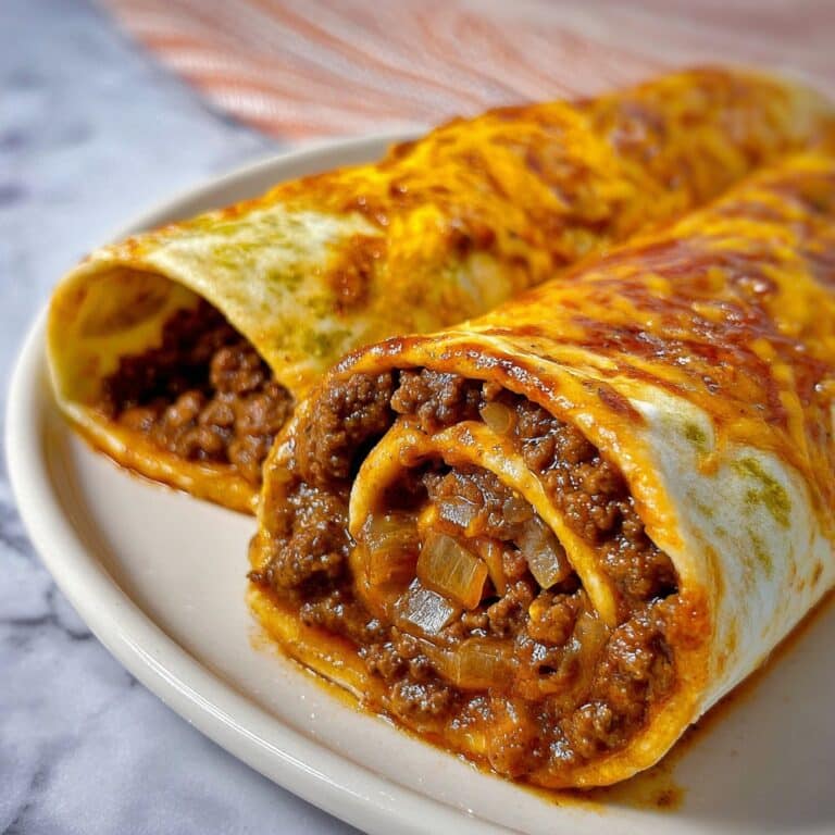 Beef and Cheese Chimichangas Recipe