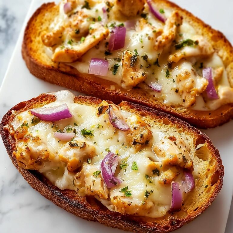 French Bread Chicken Alfredo Pizza Recipe