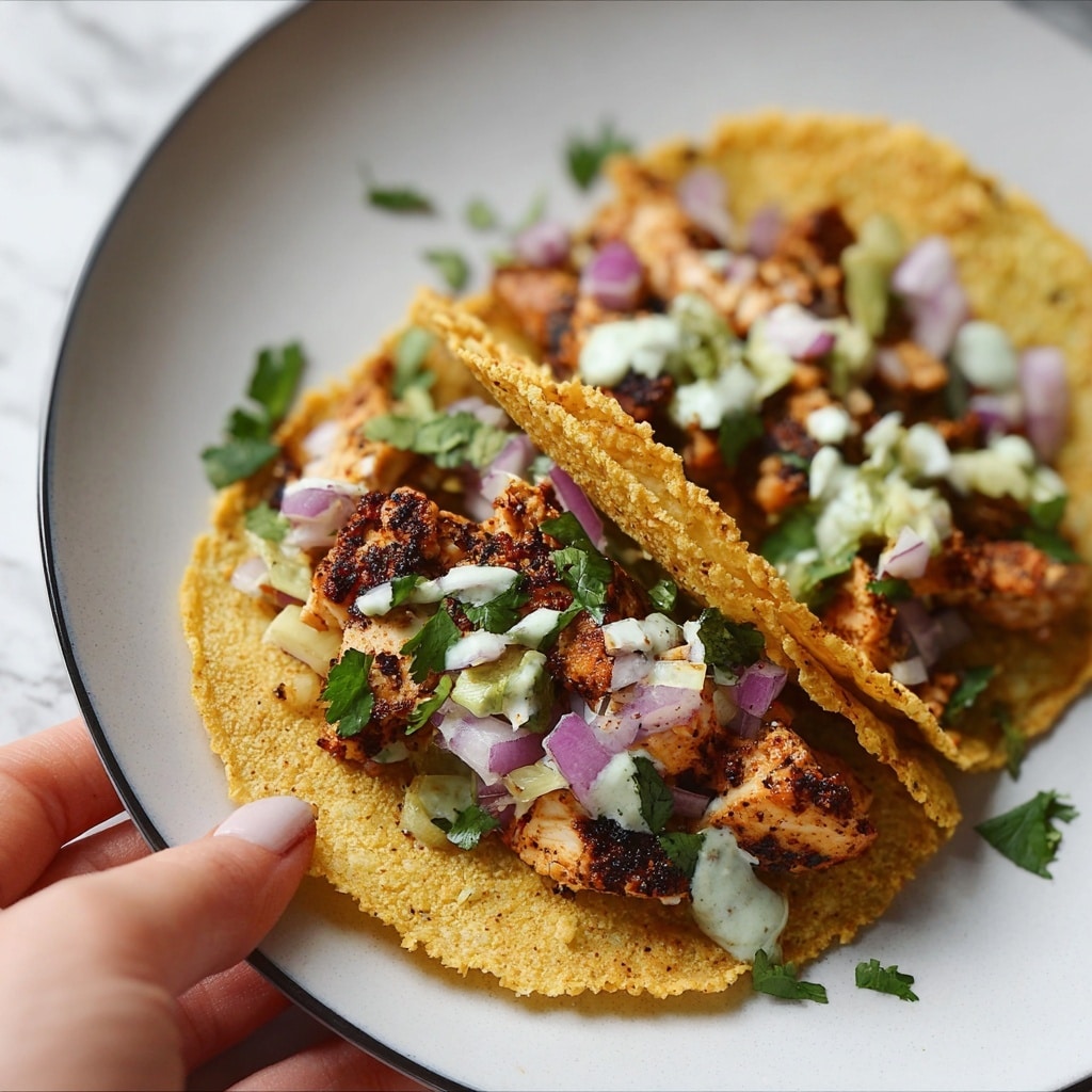 Ridiculously Good Chicken Tacos with Green Sauce Recipe - Recipe Image