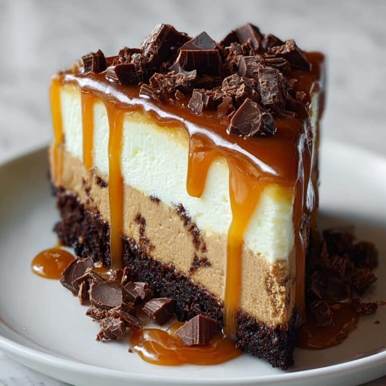 Caramel Brownie Cheesecake Recipe
