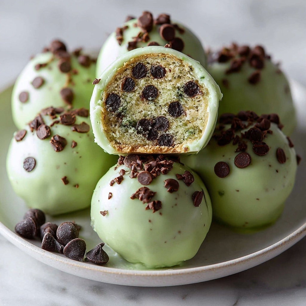 Mint Chocolate Chip Protein Balls Recipe