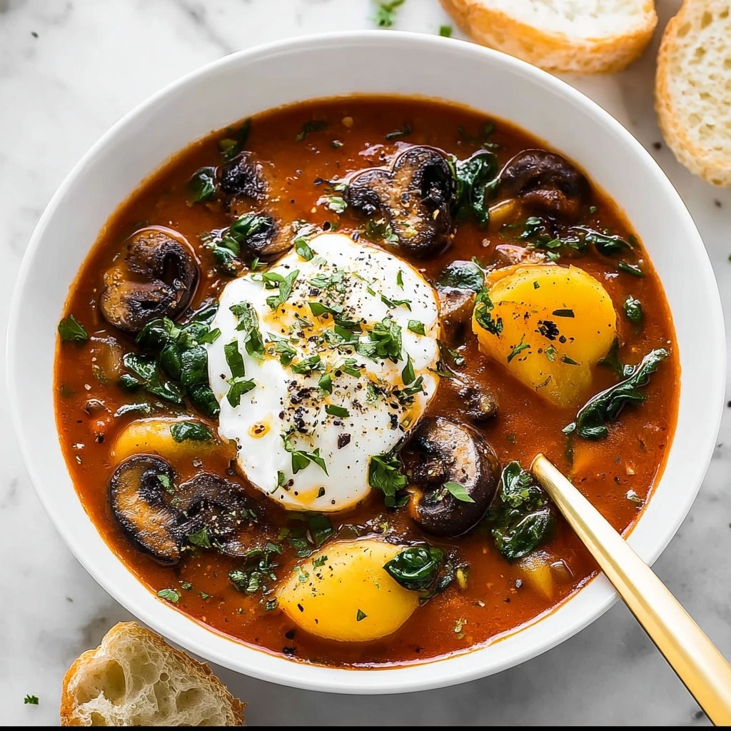 Vegetarian Crockpot Lasagna Soup Recipe