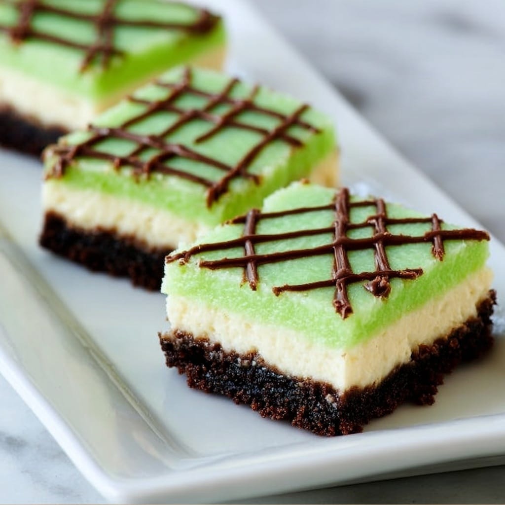 Grasshopper Bars for St. Patrick’s Day Recipe