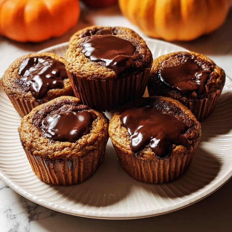 Molten Chocolate Pumpkin Muffins Recipe