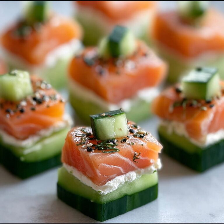Cucumber Smoked Salmon Bites Recipe