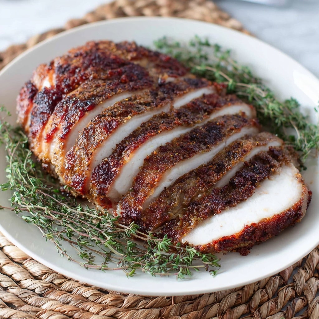 Bacon Wrapped Turkey Breast - Recipe Image