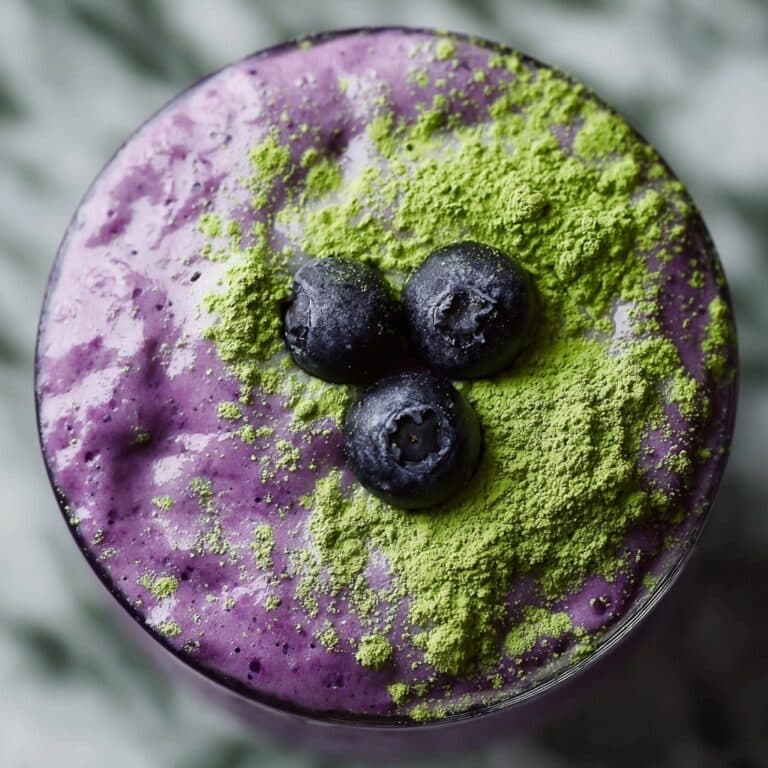 Wild Blueberry Vanilla Matcha Smoothie