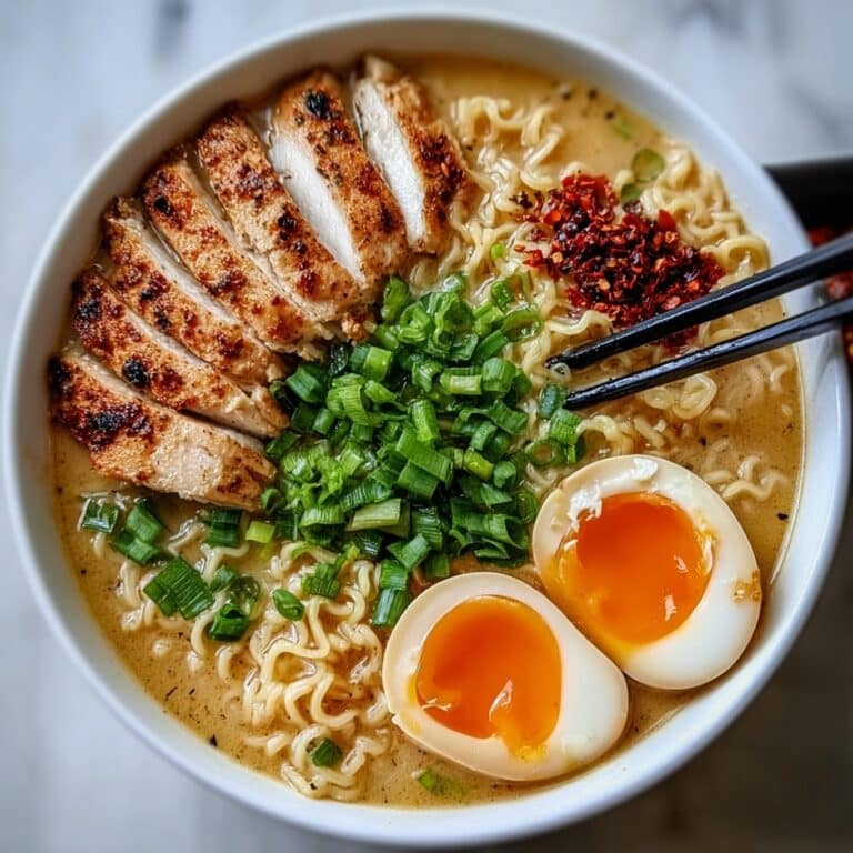 Dreamy Garlic Chicken Ramen: Comfort in Every Slurp!