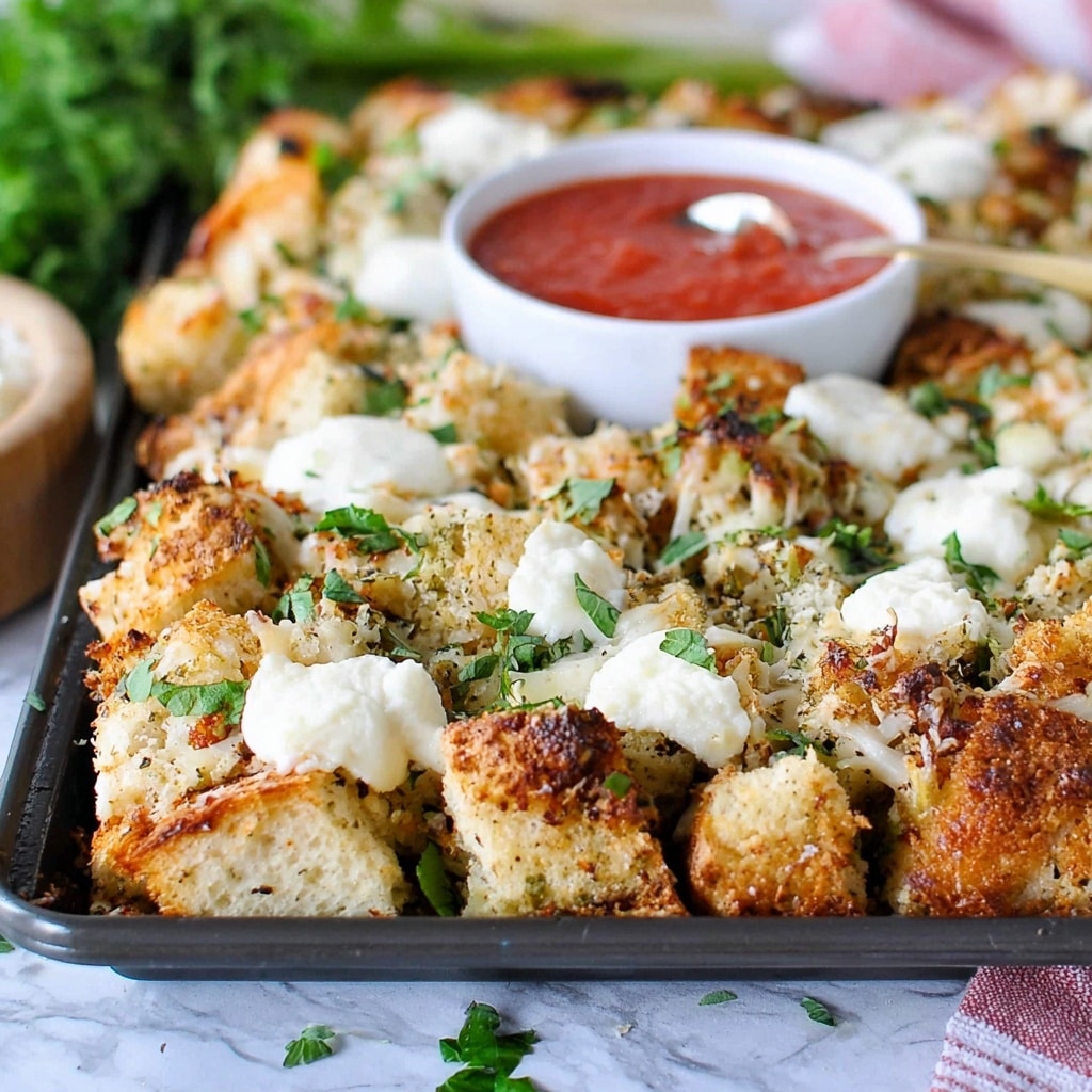 Cheesy Garlic Bread Nachos - Recipe Image