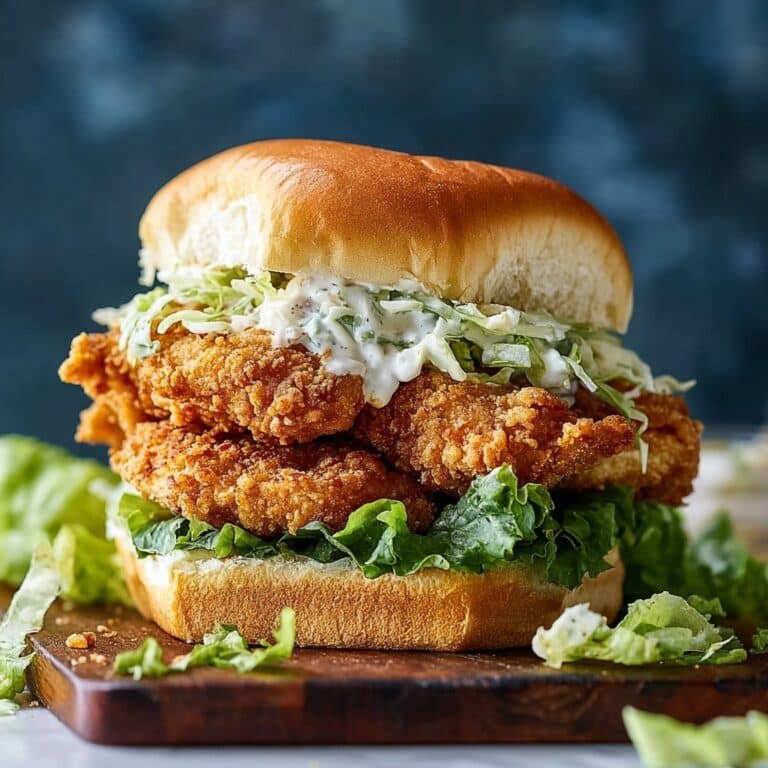 Crispy Chicken Caesar Sandwich Recipe