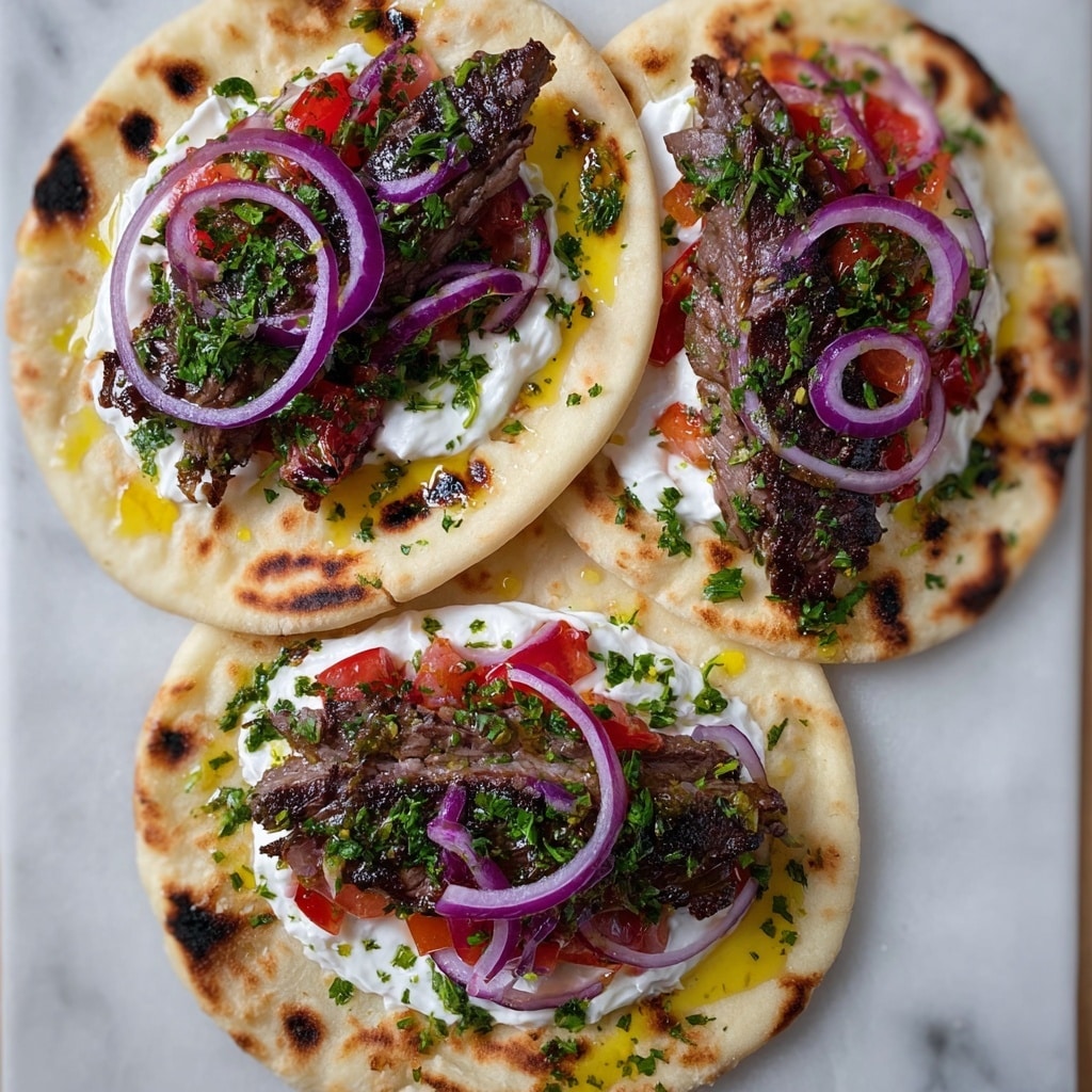 Juicy Oven-Baked Kebabs with Sumac Onions and Garlic Yoghurt Recipe