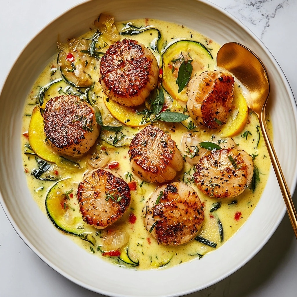 Savory Tuscan Butter Scallops in 25 Minutes Recipe