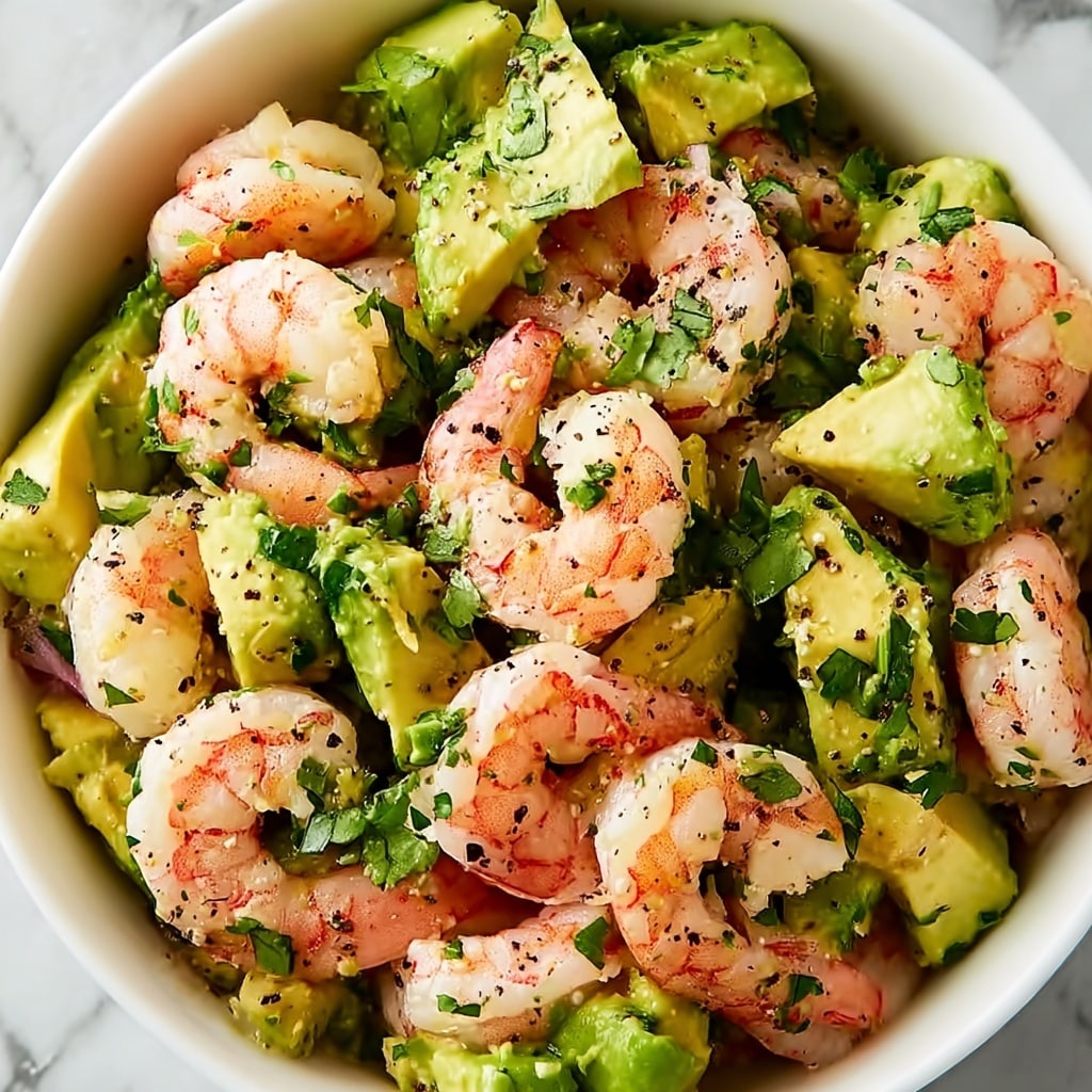 Zesty Citrus Shrimp and Avocado Salad Recipe