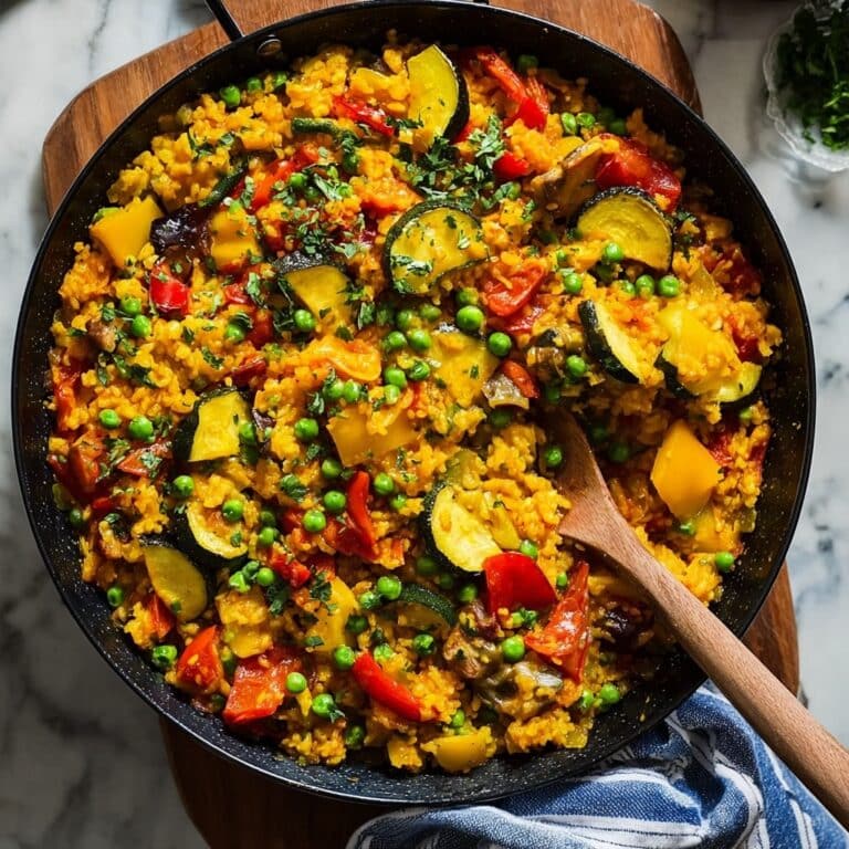 Vegetable Paella (Paella Verdura) Recipe