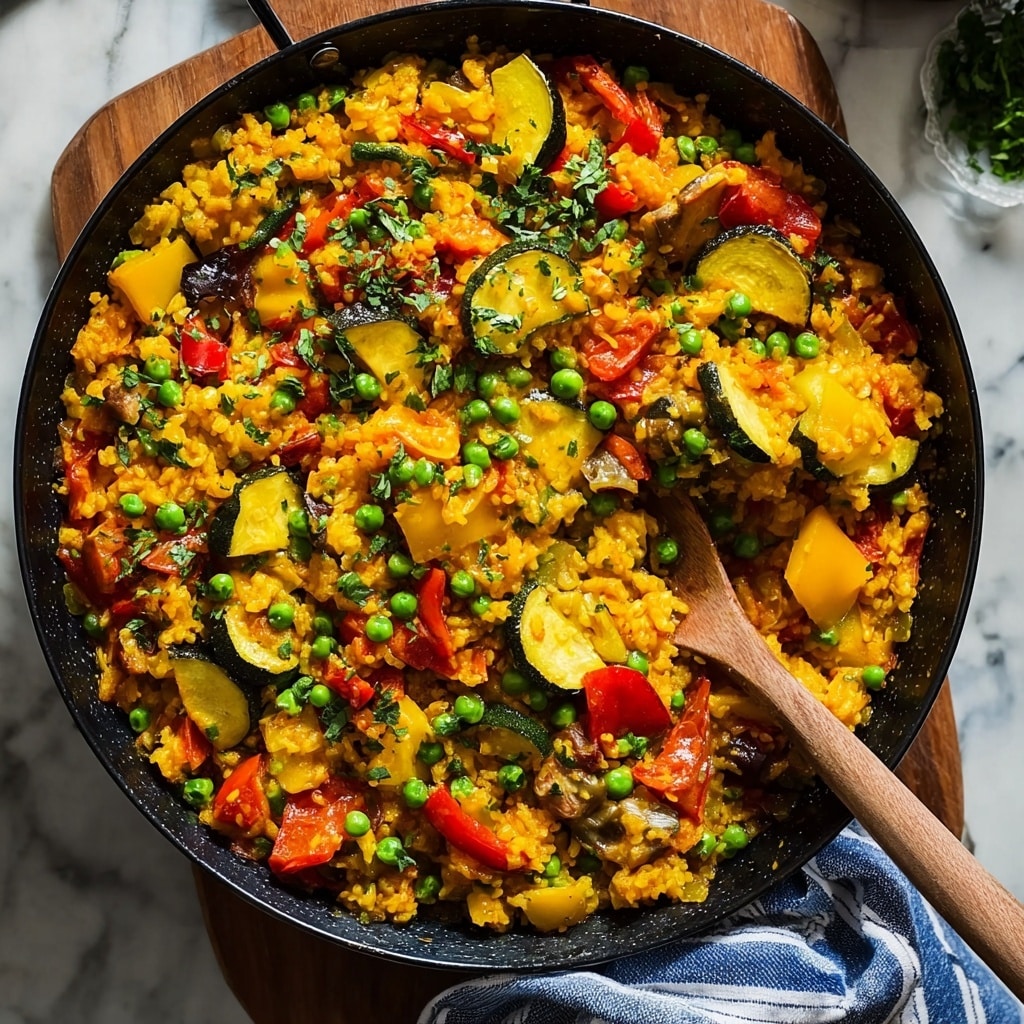 Vegetable Paella (Paella Verdura) Recipe