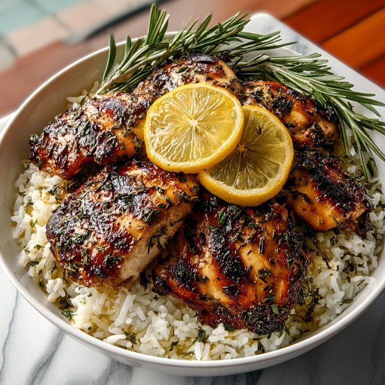 Lemon Herb Chicken and Rice Recipe