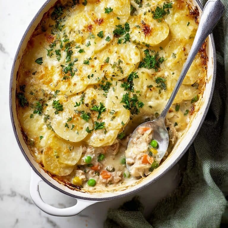 Leftover Turkey Pot Pie Gratin Recipe